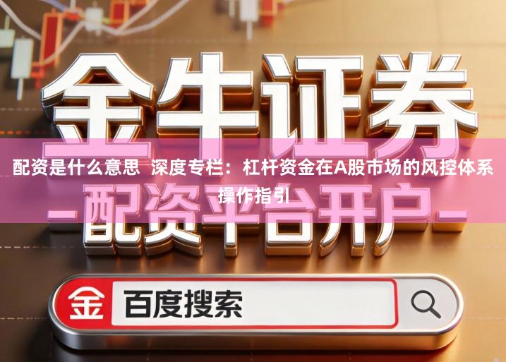 配资是什么意思  深度专栏：杠杆资金在A股市场的风控体系操作指引