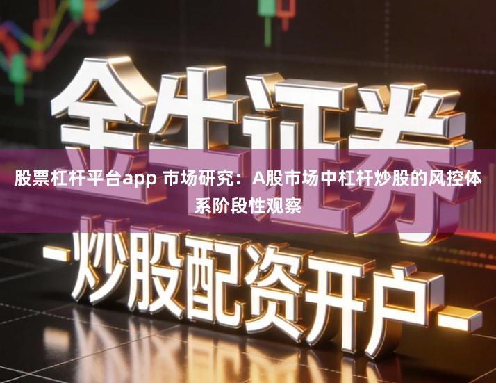 股票杠杆平台app 市场研究：A股市场中杠杆炒股的风控体系阶段性观察
