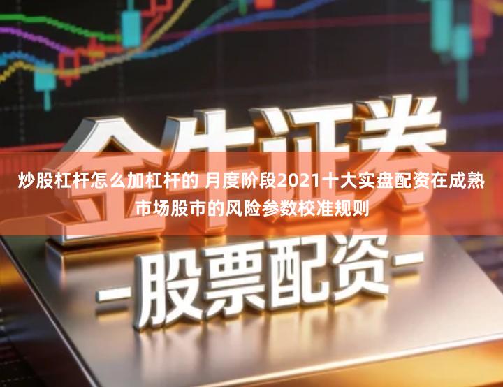 炒股杠杆怎么加杠杆的 月度阶段2021十大实盘配资在成熟市场股市的风险参数校准规则